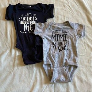 TWIN SET “MIMI” Coordinating Ones Baby Clothes Unisex NB Used
